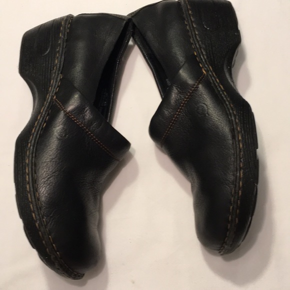 Born Black Leather Shoes Sz 8.5 - Picture 3 of 7